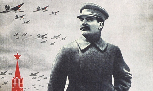 Propagandowy plakat dobrze oddaje relacje między Stalinem  a Armią Czerwoną.