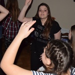 Zabawa w Liceum i Gimnazjum Sióstr Niepokalanek w Szymanowie