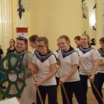 Zabawa w Liceum i Gimnazjum Sióstr Niepokalanek w Szymanowie