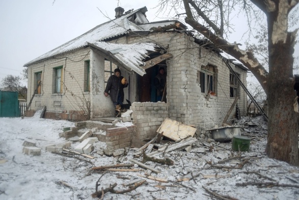 Ukraina: cierpienia bombardowanej Awdiejewki