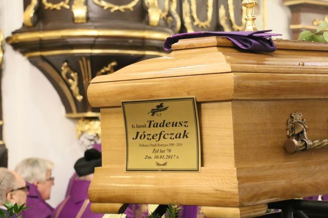 Pożegnanie ks. Tadeusza Józefczaka