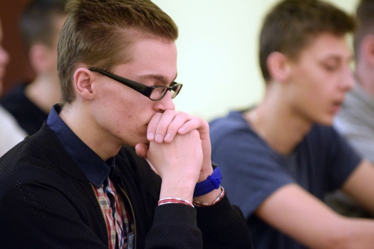 Rekolekcje dla młodzieży męskiej w seminarium