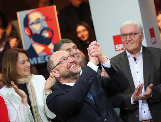 Martin Schulz – jeszcze przewodniczący Parlamentu Europejskiego – właśnie został liderem sondaży wśród kandydatów na kanclerza Niemiec.