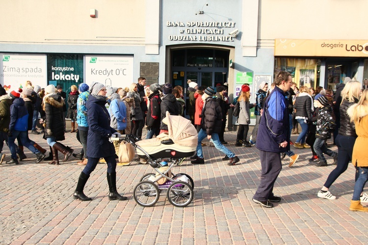 Polonez na rynku w Lublińcu