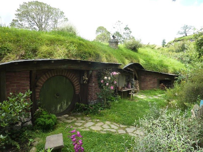 Hobbiton Movie Set - wioska hobbitów w Nowej Zelandii