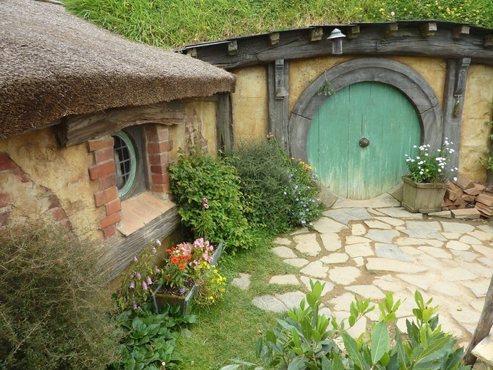 Hobbiton Movie Set - wioska hobbitów w Nowej Zelandii