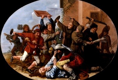 Bitwa karnawału z postem, 1633–1634 Musée des Beaux-Arts de Carcassone, Carcassone Jan Miense Molenaer 1610–1668