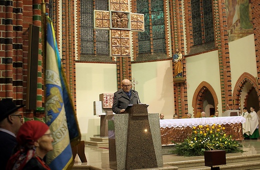 Odsłonięcie tabicy poświęconej Tragedii Górnośląskiej