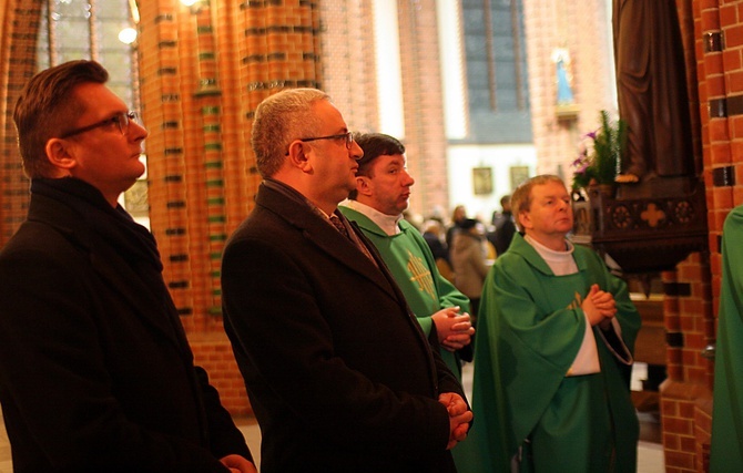 Odsłonięcie tabicy poświęconej Tragedii Górnośląskiej