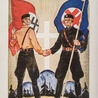 „Nierozerwalna jest nasza przyjaźń”. Plakat Andreja Kováčika z lat 1940–1941.