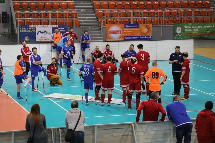 Pierwszy w historii mecz amp- i blind futbolistów w Bielsku-Białej