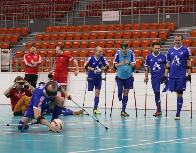 Pierwszy w historii mecz amp- i blind futbolistów w Bielsku-Białej