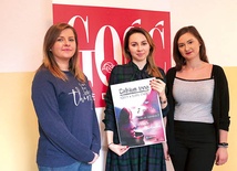 ▲	Na spotkanie zapraszają (od lewej): Klaudia Miśkiewicz, Ilona Chodowicz i Dominika Brdak.