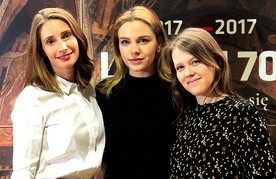 Od lewej  Aleksandra Pisula, Vanessa Aleksander  i Marta Mazurek.