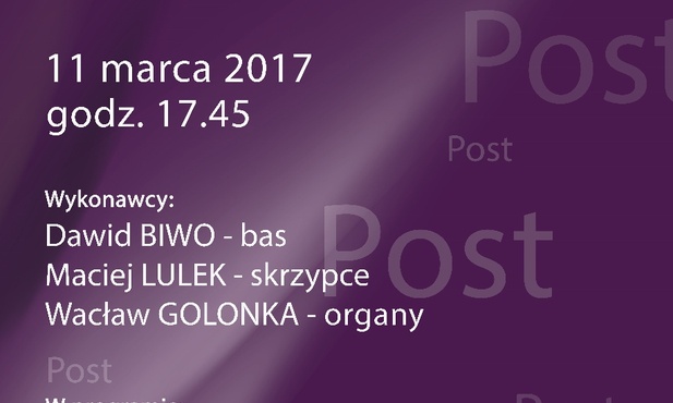 Koncert wielkopostny, Katowice, 11 marca