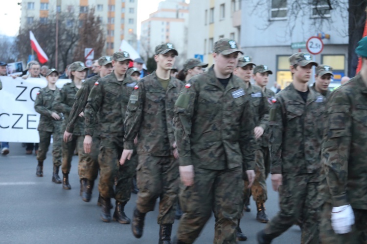 Marsz Pamięci Żołnierzy Wyklętych w Bielsku-Białej - 2017