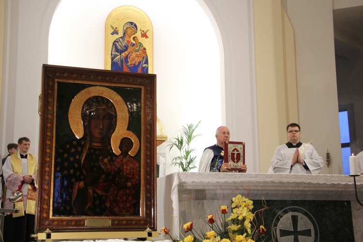 Powitanie ikony MB Częstochowskiej w Sochaczewie-Boryszewie