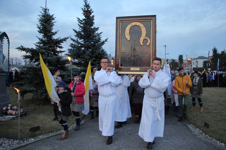 Powitanie ikony MB Częstochowskiej w Sochaczewie-Boryszewie