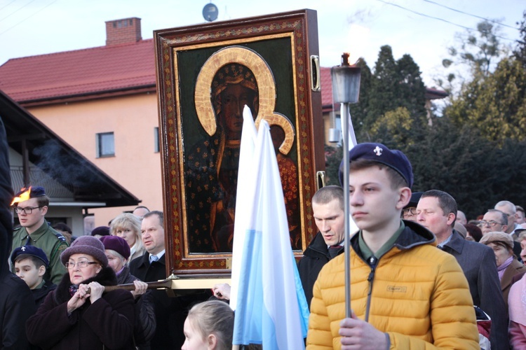 Powitanie ikony MB Częstochowskiej w Sochaczewie-Boryszewie