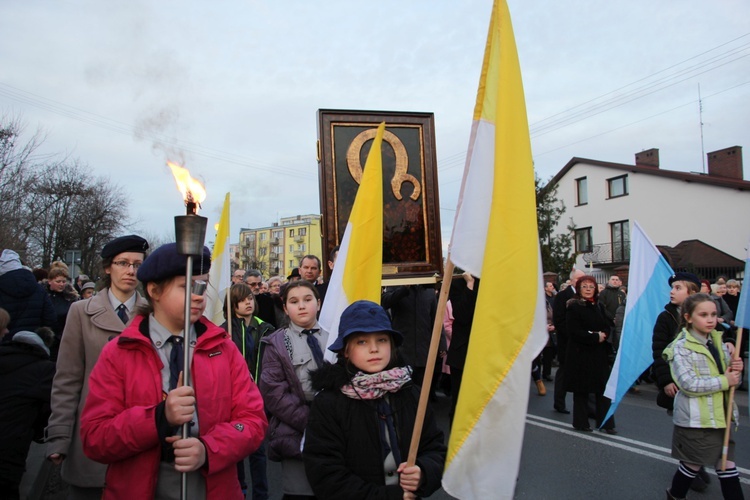 Powitanie ikony MB Częstochowskiej w Sochaczewie-Boryszewie