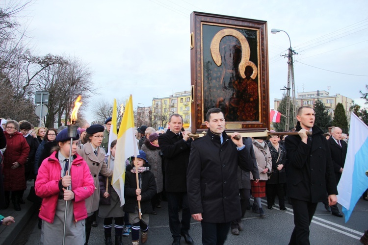 Powitanie ikony MB Częstochowskiej w Sochaczewie-Boryszewie