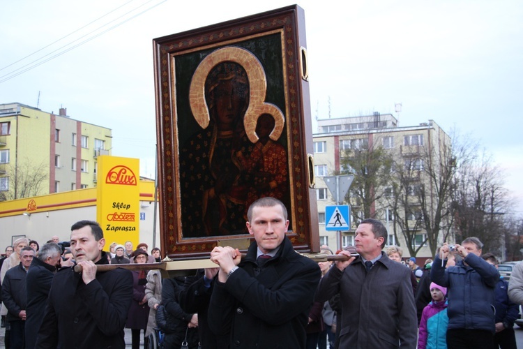 Powitanie ikony MB Częstochowskiej w Sochaczewie-Boryszewie