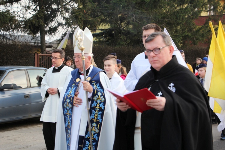 Powitanie ikony MB Częstochowskiej w Sochaczewie-Boryszewie