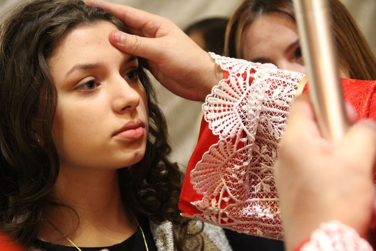 Bierzmowanie w bazylice św. Mateusza w Mielcu
