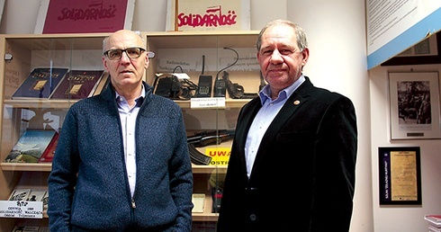 Andrzej Kołodziej (z lewej) i Roman Zwiercan, założyciele Fundacji PIH.