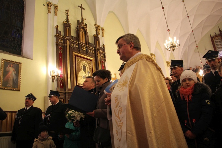 Powitanie ikony MB Częstochowskiej w Kozłowie Biskupim