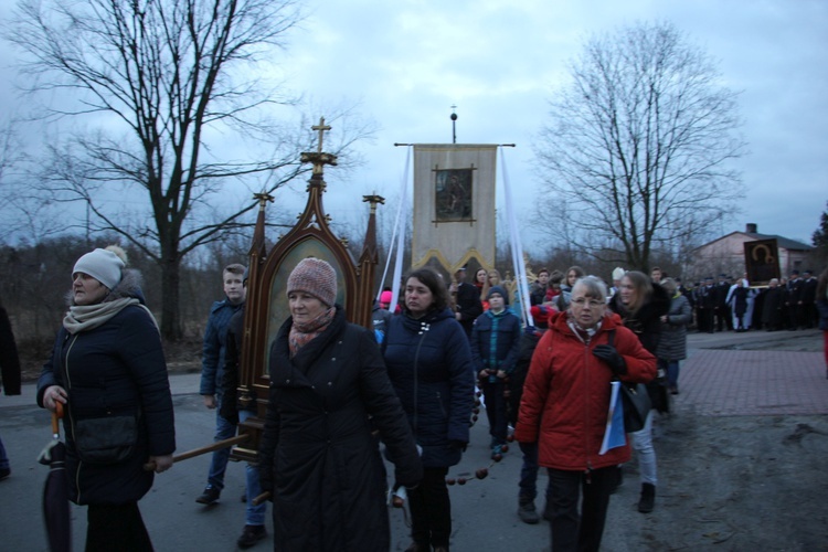 Powitanie ikony MB Częstochowskiej w Kozłowie Biskupim