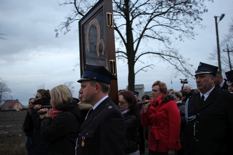 Powitanie ikony MB Częstochowskiej w Kozłowie Biskupim