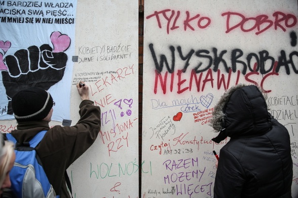 "Strajk Kobiet" i "ściana furii". Oraz demonstracja przeciw aborcji