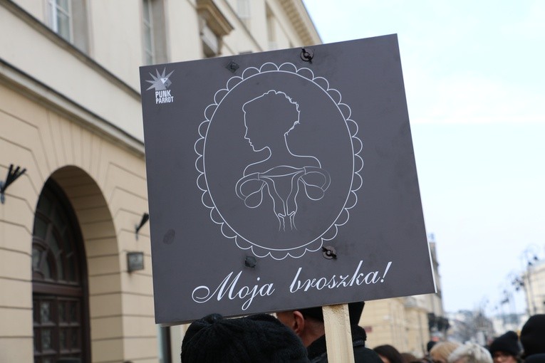 Antykościelna manifestacja feministek