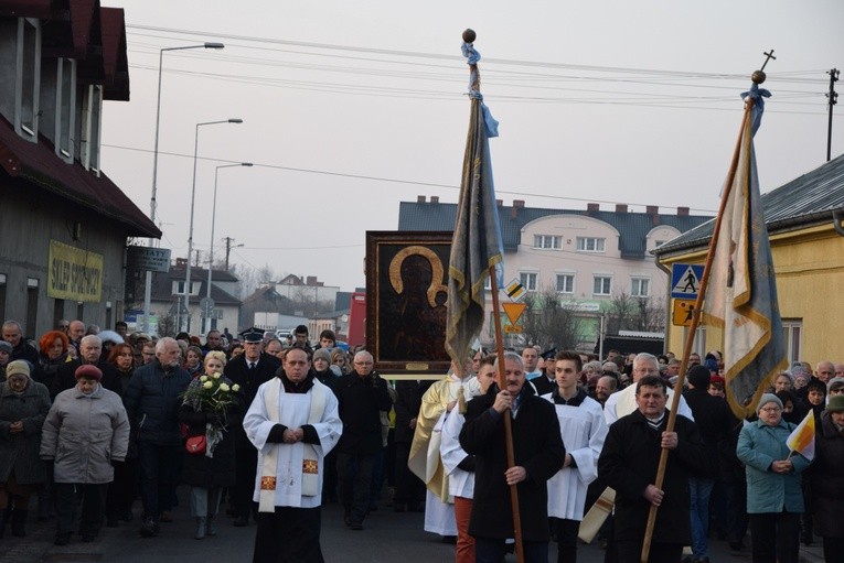 Powitanie ikony MB Częstochowskiej w Bolimowie