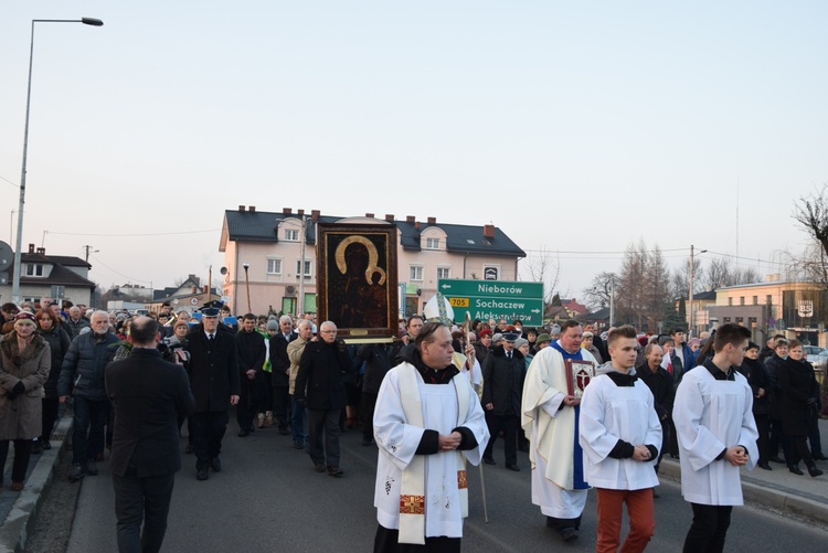 Powitanie ikony MB Częstochowskiej w Bolimowie