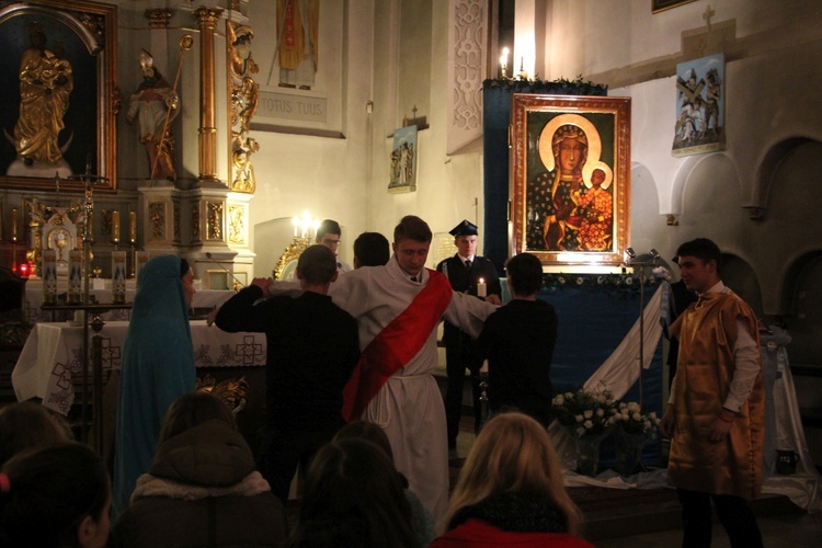 Powitanie ikony MB Częstochowskiej w Kozłowie Szlacheckim