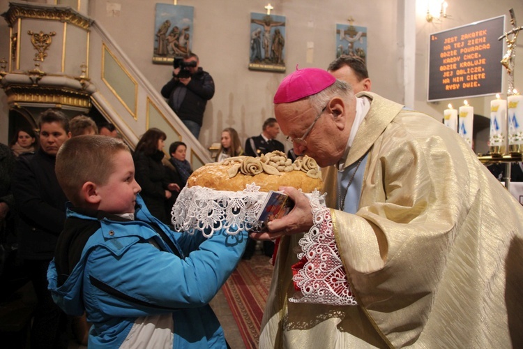 Powitanie ikony MB Częstochowskiej w Kozłowie Szlacheckim