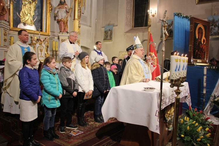 Powitanie ikony MB Częstochowskiej w Kozłowie Szlacheckim