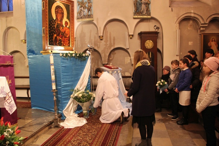 Powitanie ikony MB Częstochowskiej w Kozłowie Szlacheckim