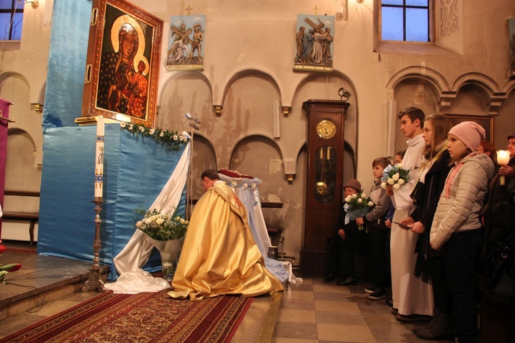 Powitanie ikony MB Częstochowskiej w Kozłowie Szlacheckim