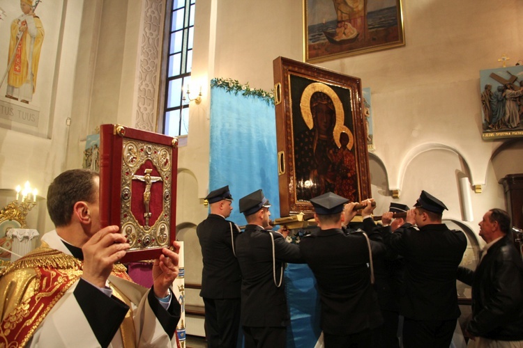 Powitanie ikony MB Częstochowskiej w Kozłowie Szlacheckim