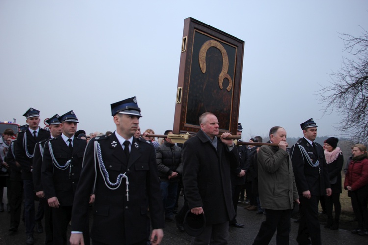 Powitanie ikony MB Częstochowskiej w Kozłowie Szlacheckim