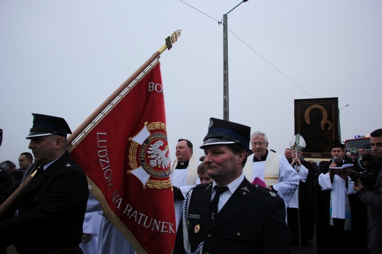 Powitanie ikony MB Częstochowskiej w Kozłowie Szlacheckim