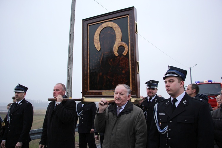 Powitanie ikony MB Częstochowskiej w Kozłowie Szlacheckim