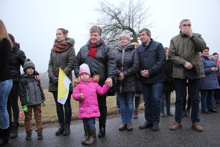 Powitanie ikony MB Częstochowskiej w Kozłowie Szlacheckim