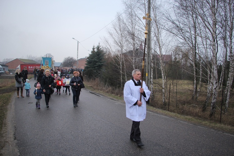 Powitanie ikony MB Częstochowskiej w Kozłowie Szlacheckim