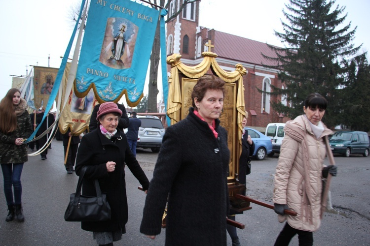 Powitanie ikony MB Częstochowskiej w Kozłowie Szlacheckim