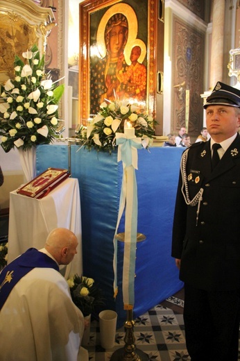 Powitanie ikony MB Częstochowskiej w Rybnie