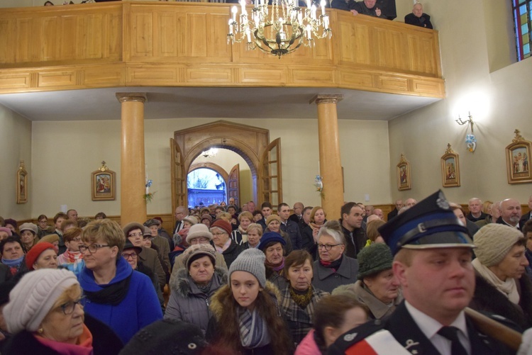 Powitanie ikony MB Częstochowskiej w Giżycach